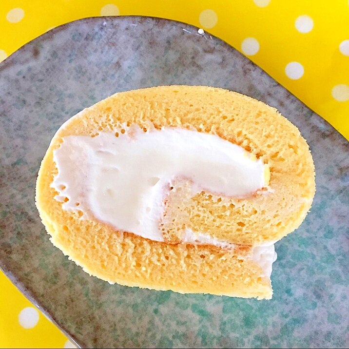 こめ油でもっちりロールケーキ♡